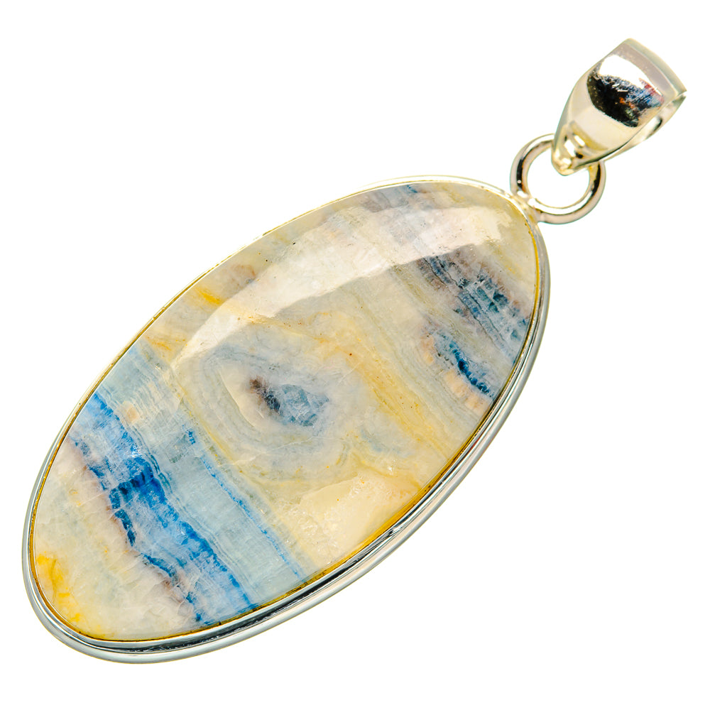 Blue Scheelite Pendants handcrafted by Anasilvercos - PD32475 - Photo 2