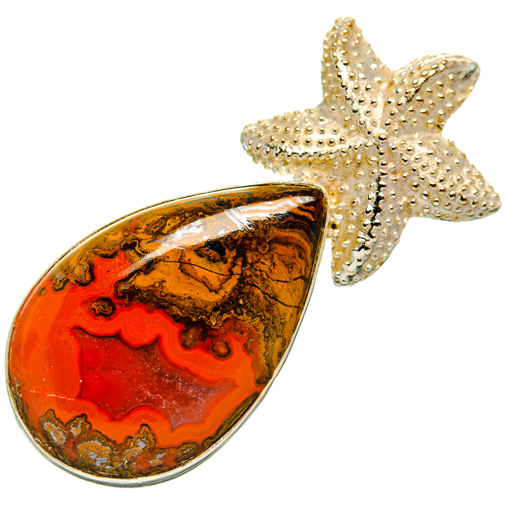 Moroccan Agate Pendants handcrafted by Anasilvercos - PD32483 - Photo 2