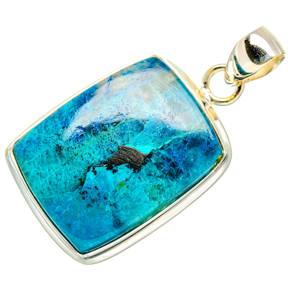 Chrysocolla Pendants handcrafted by Anasilvercos - PD32488 - Photo 2