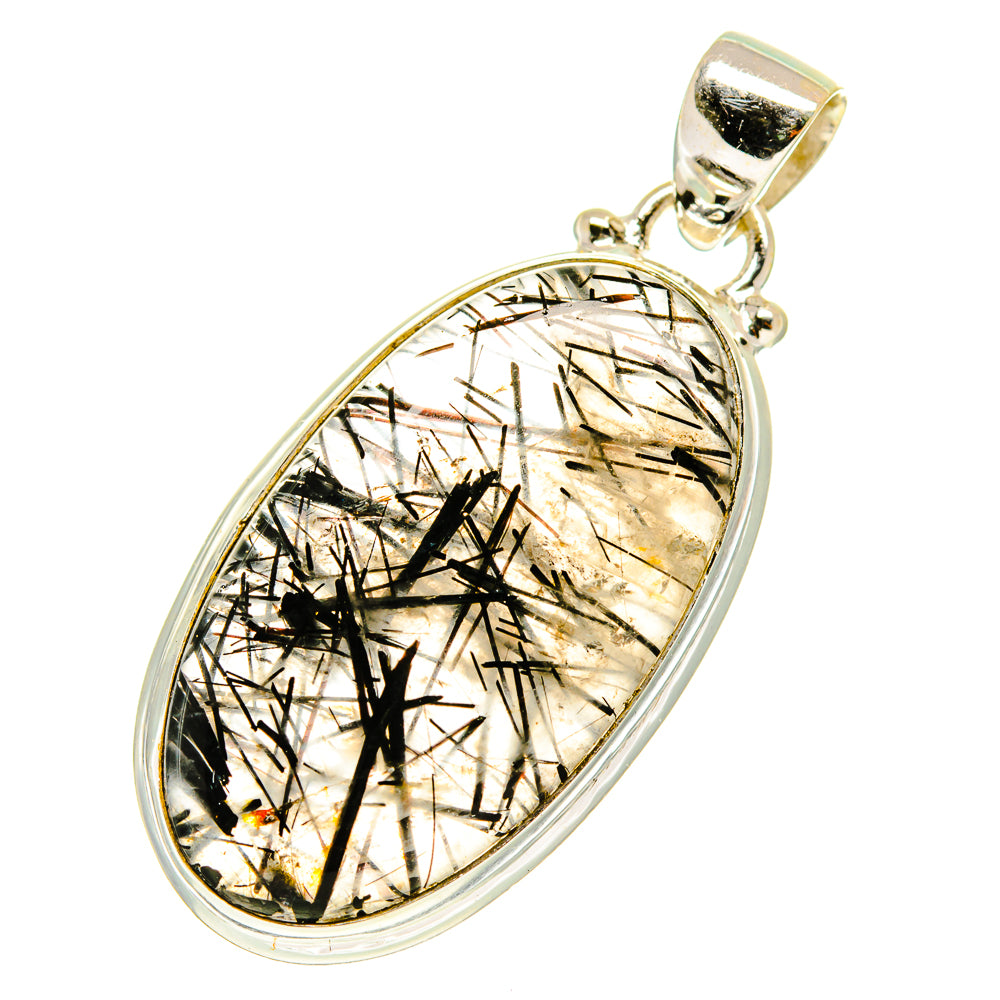 Tourmalinated Quartz Pendants handcrafted by Anasilvercos - PD3249