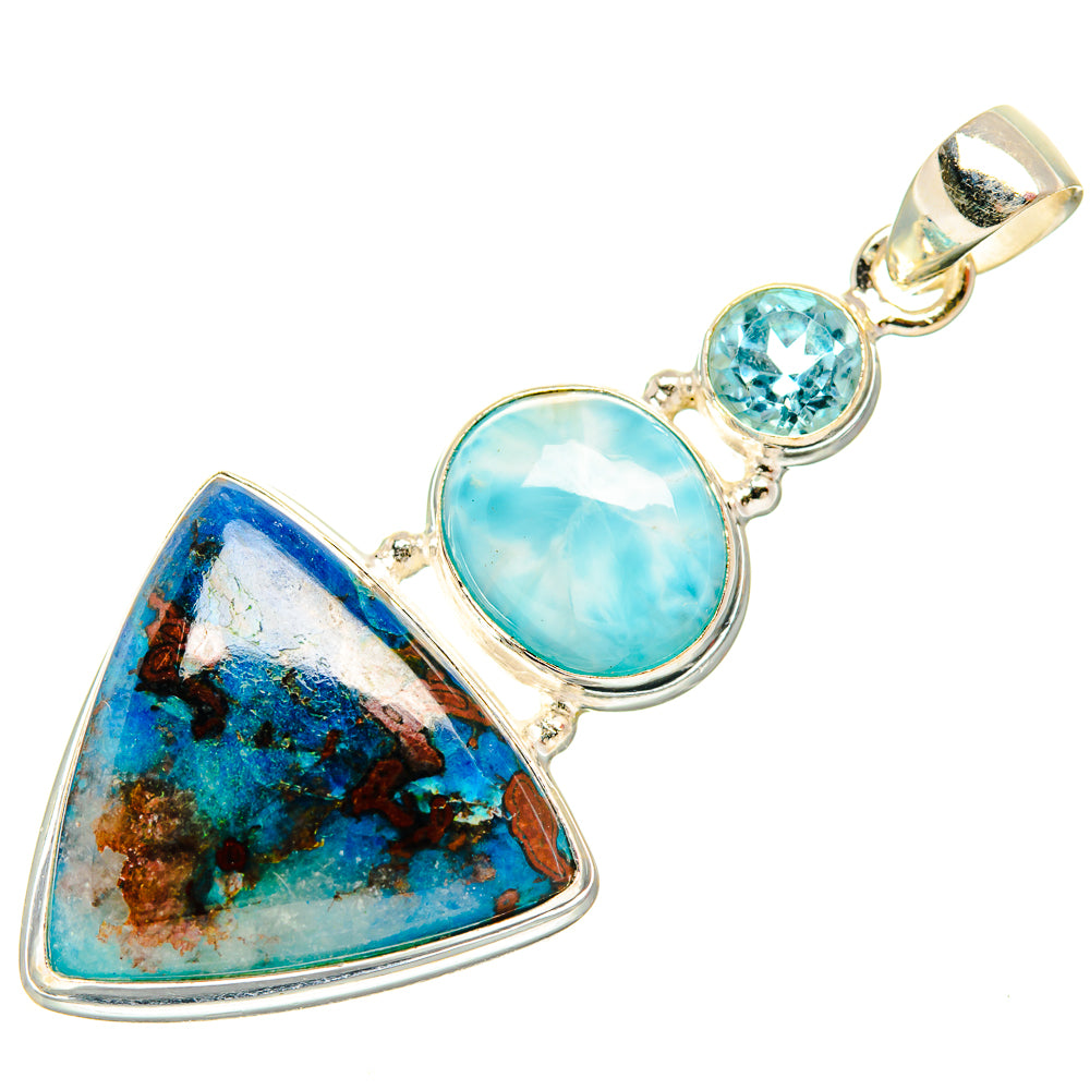 Shattuckite Pendants handcrafted by Anasilvercos - PD32492 - Photo 2