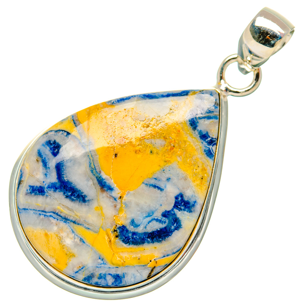 Blue Scheelite Pendants handcrafted by Anasilvercos - PD32497 - Photo 2