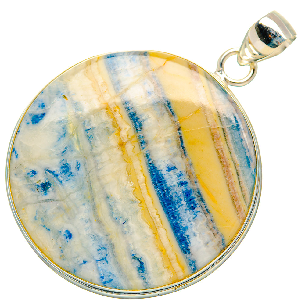 Blue Scheelite Pendants handcrafted by Anasilvercos - PD32503 - Photo 2