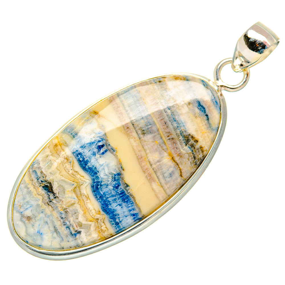 Blue Scheelite Pendants handcrafted by Anasilvercos - PD32504 - Photo 2