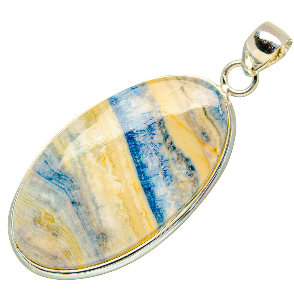 Blue Scheelite Pendants handcrafted by Anasilvercos - PD32514 - Photo 2