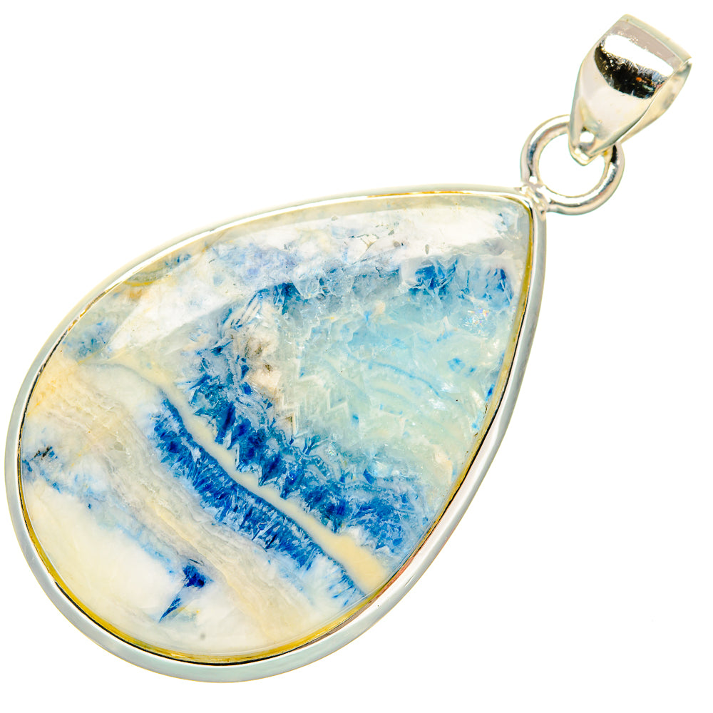 Blue Scheelite Pendants handcrafted by Anasilvercos - PD32523 - Photo 2