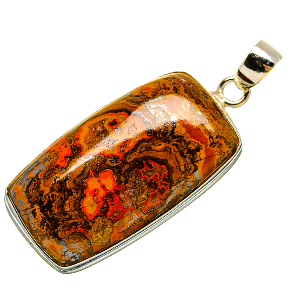 Moroccan Agate Pendants handcrafted by Anasilvercos - PD32524 - Photo 2