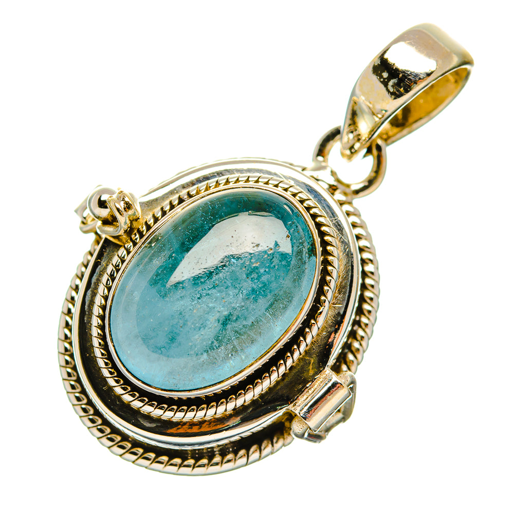 Aquamarine Pendants handcrafted by Anasilvercos - PD32531 - Photo 2