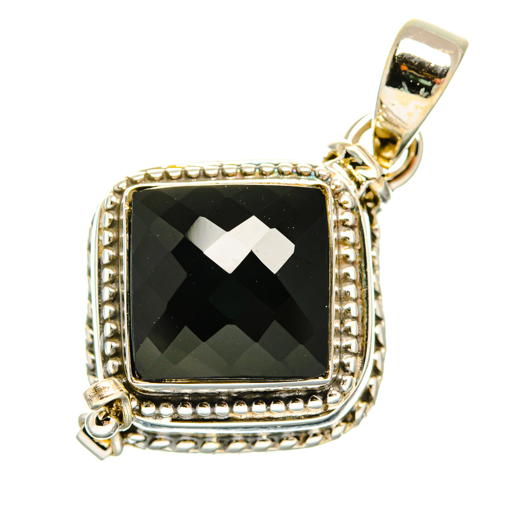 Black Onyx Pendants handcrafted by Anasilvercos - PD32532 - Photo 2