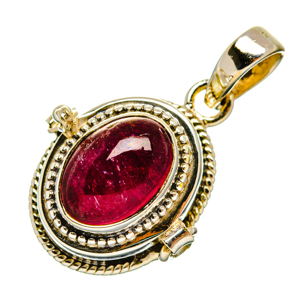 Pink Tourmaline Pendants handcrafted by Anasilvercos - PD32538 - Photo 2