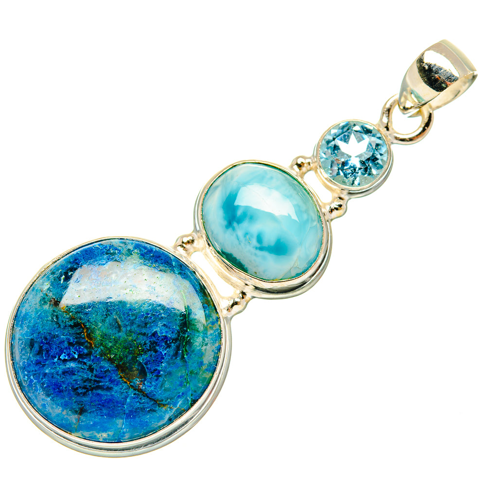 Apatite Pendants handcrafted by Anasilvercos - PD32553 - Photo 2