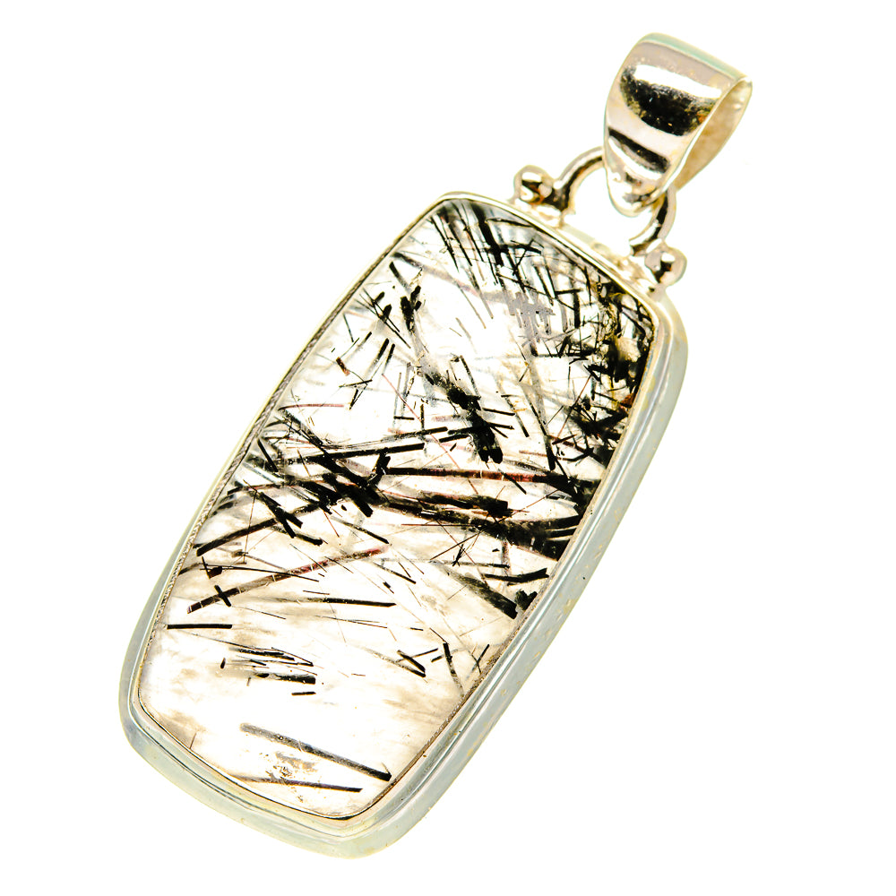 Tourmalinated Quartz Pendants handcrafted by Anasilvercos - PD3256