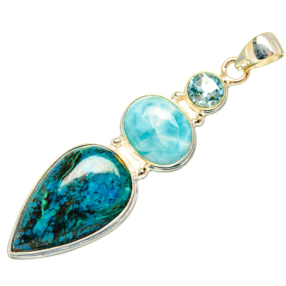 Shattuckite Pendants handcrafted by Anasilvercos - PD32561 - Photo 2