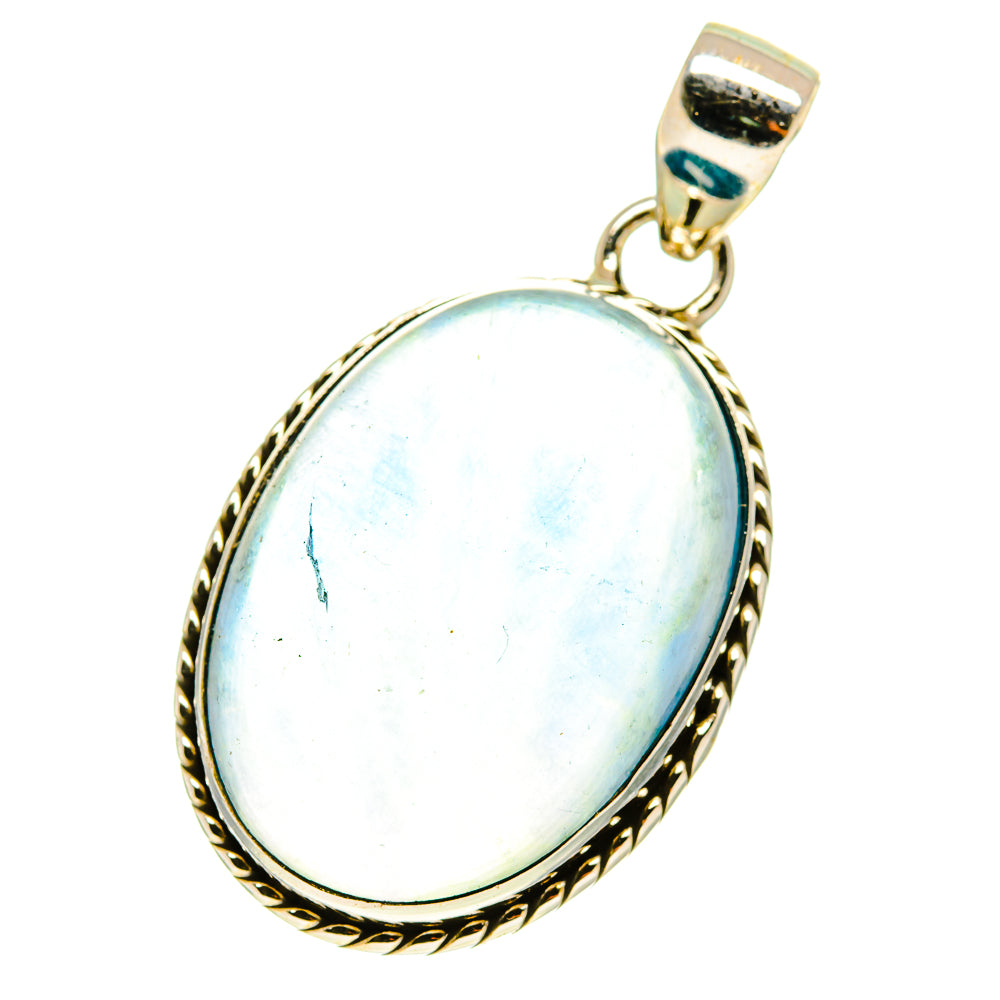 Blue Fluorite Pendants handcrafted by Anasilvercos - PD3257