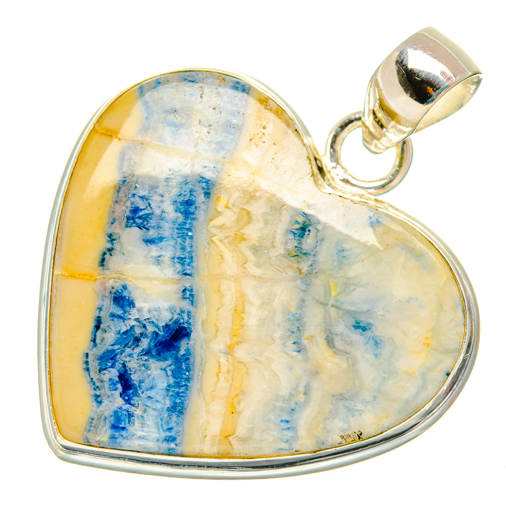 Blue Scheelite Pendants handcrafted by Anasilvercos - PD32571 - Photo 2