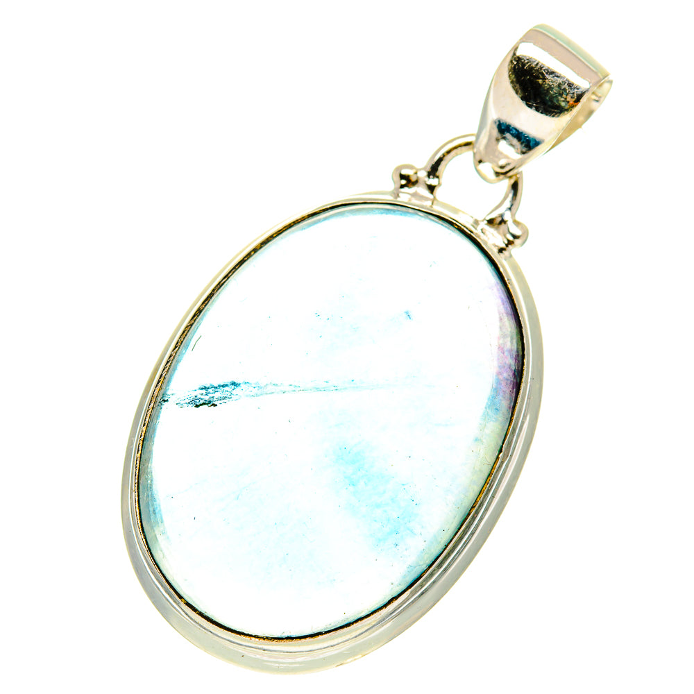 Blue Fluorite Pendants handcrafted by Anasilvercos - PD3258