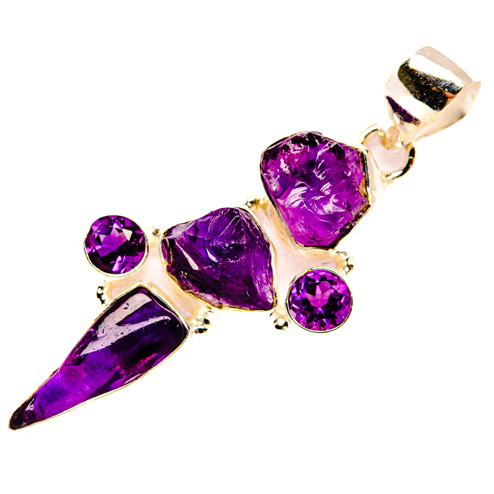 Amethyst Pendants handcrafted by Anasilvercos - PD32582 - Photo 2