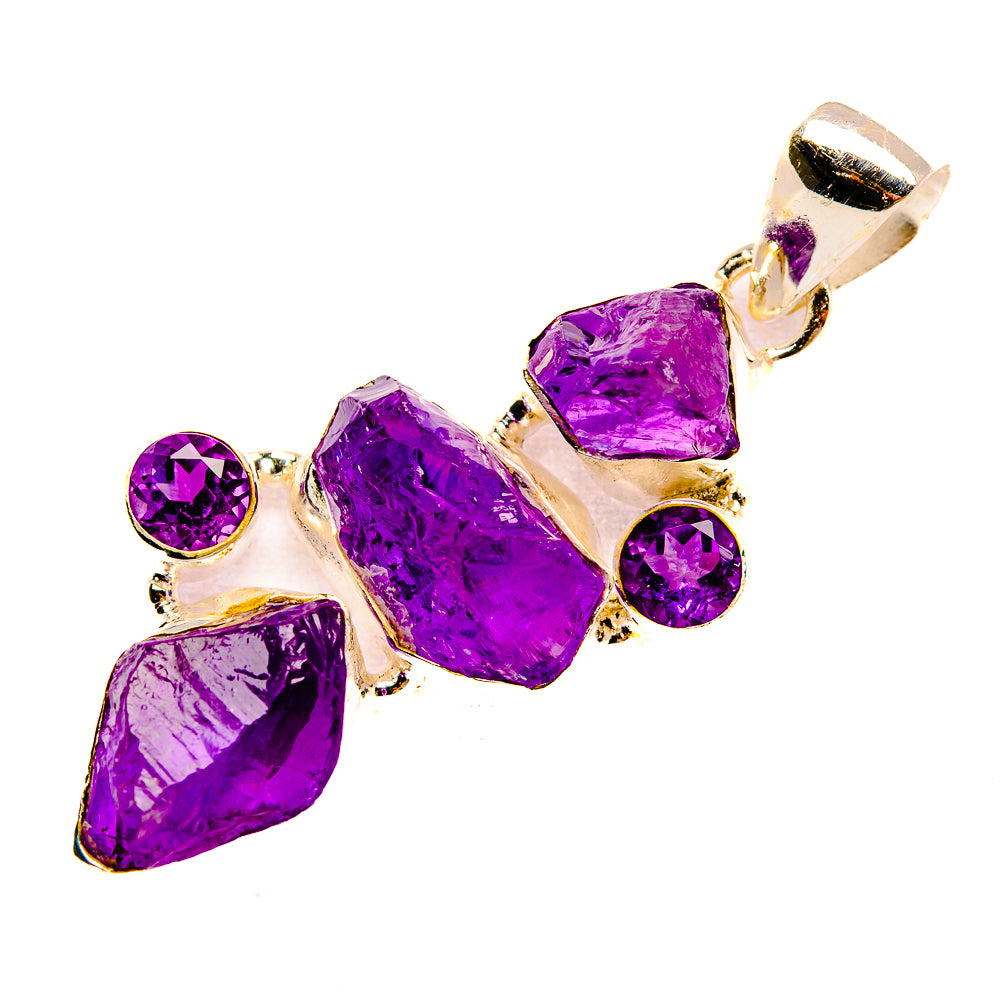 Amethyst Pendants handcrafted by Anasilvercos - PD32586 - Photo 2