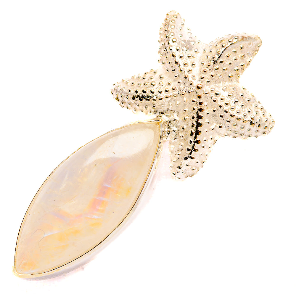 Rainbow Moonstone Pendants handcrafted by Anasilvercos - PD32589 - Photo 2