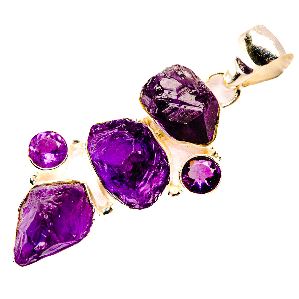 Amethyst Pendants handcrafted by Anasilvercos - PD32594 - Photo 2