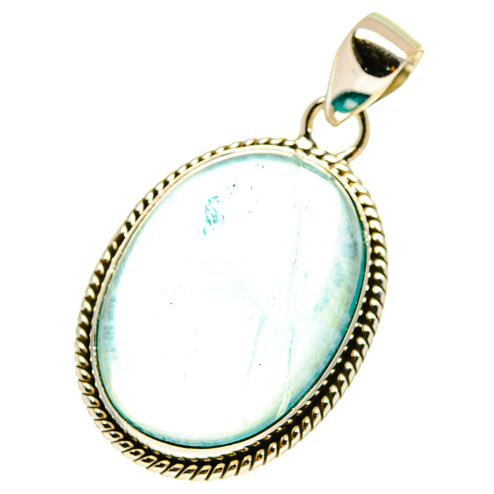 Blue Fluorite Pendants handcrafted by Anasilvercos - PD3260
