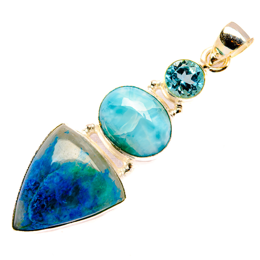 Apatite Pendants handcrafted by Anasilvercos - PD32604 - Photo 2
