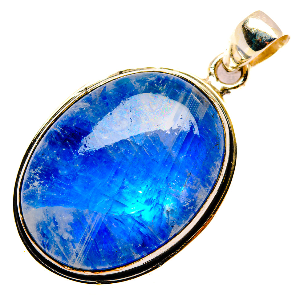 Rainbow Moonstone Pendants handcrafted by Anasilvercos - PD32609 - Photo 2