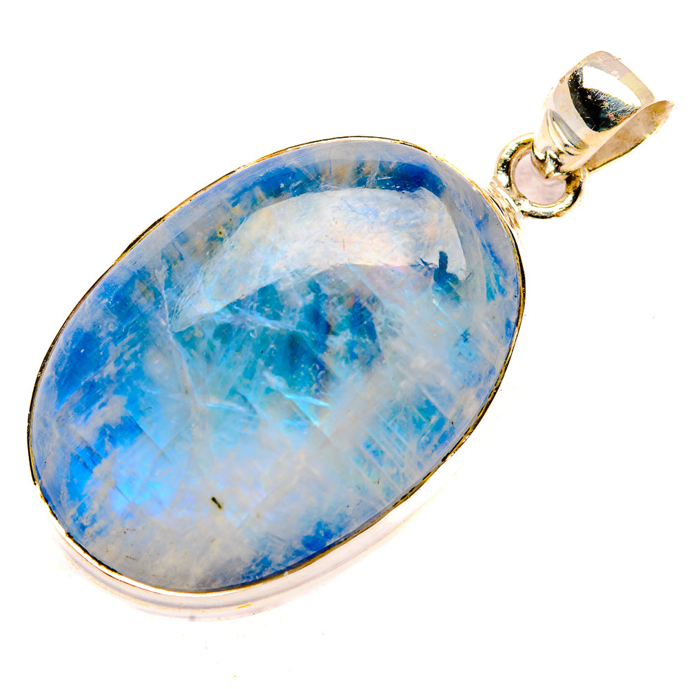 Rainbow Moonstone Pendants handcrafted by Anasilvercos - PD32611 - Photo 2