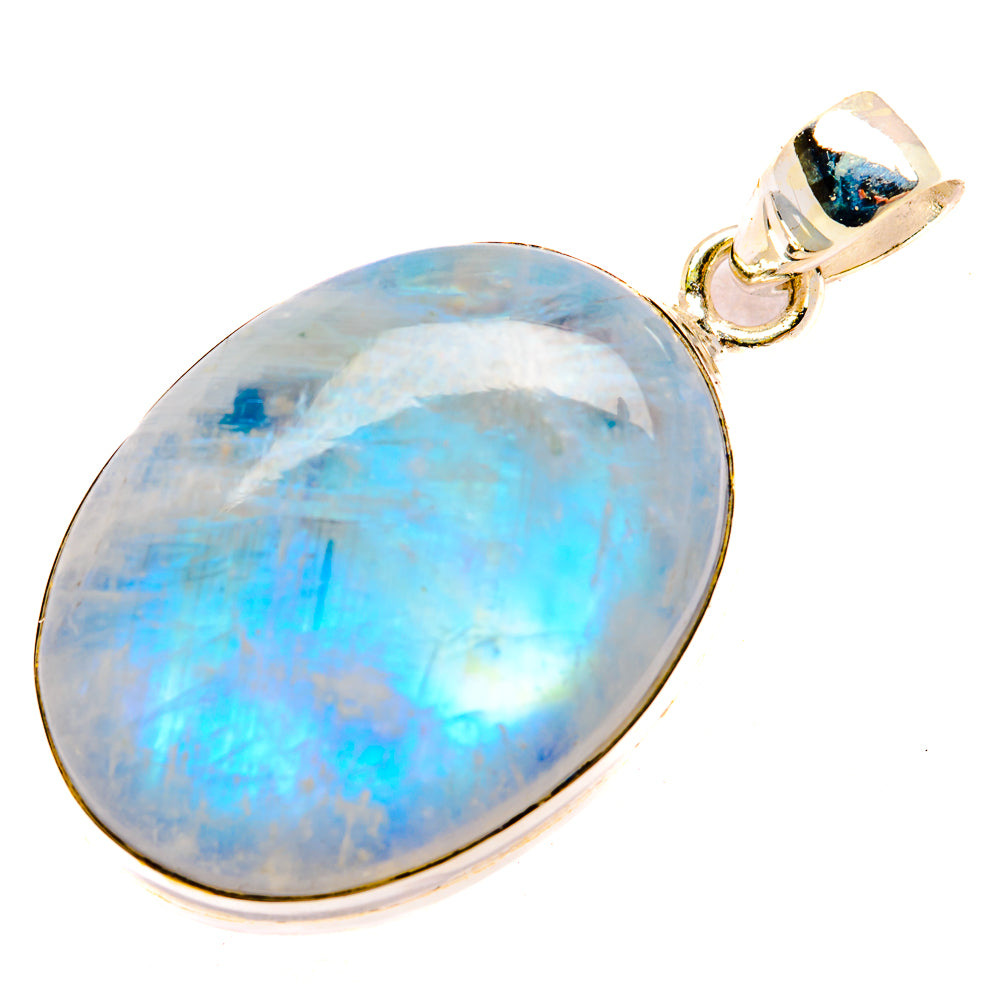 Rainbow Moonstone Pendants handcrafted by Anasilvercos - PD32612 - Photo 2
