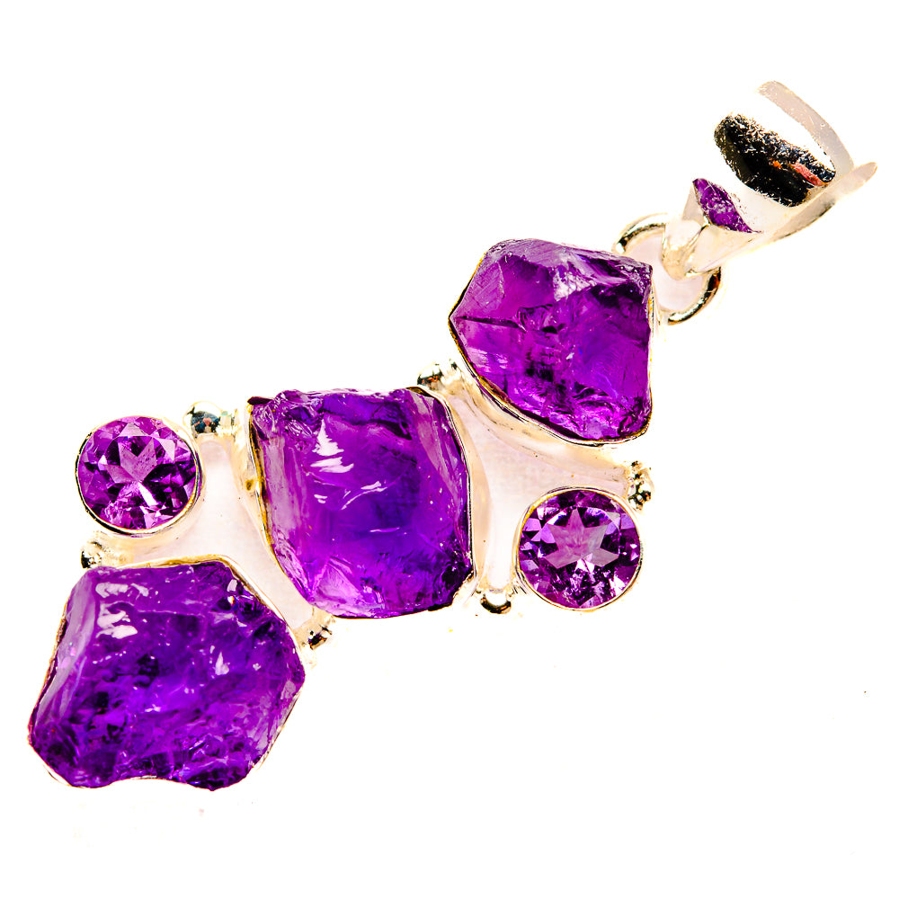 Amethyst Pendants handcrafted by Anasilvercos - PD32623 - Photo 2