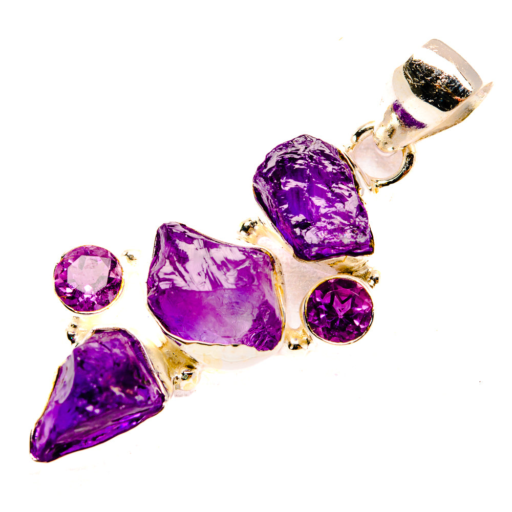 Amethyst Pendants handcrafted by Anasilvercos - PD32628 - Photo 2