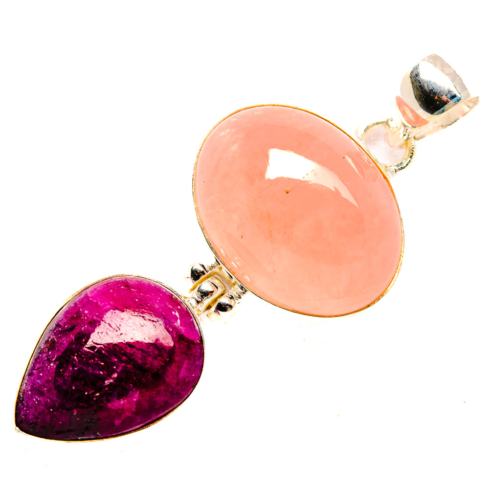 Rose Quartz Pendants handcrafted by Anasilvercos - PD32632 - Photo 2
