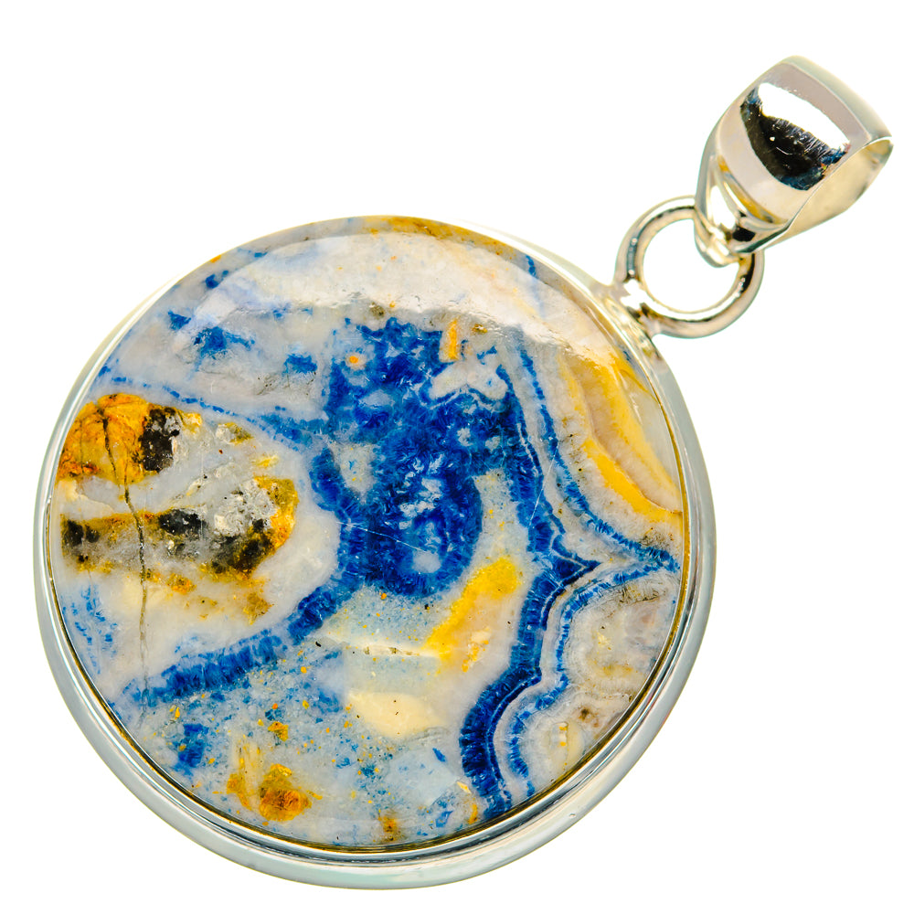 Blue Scheelite Pendants handcrafted by Anasilvercos - PD32644 - Photo 2