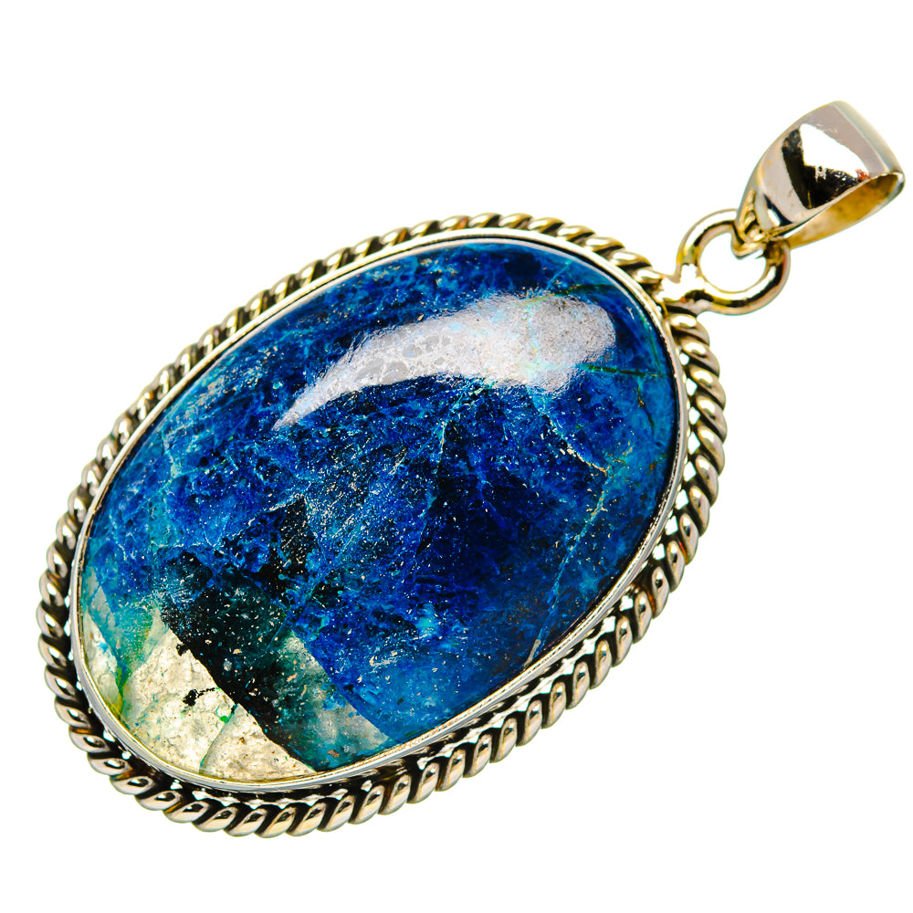 Azurite Pendants handcrafted by Anasilvercos - PD32654 - Photo 2