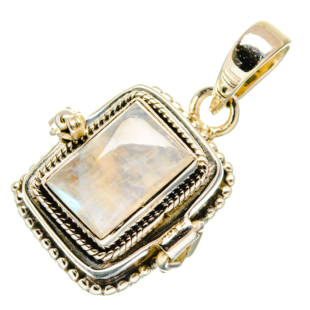 Rainbow Moonstone Pendants handcrafted by Anasilvercos - PD32664 - Photo 2