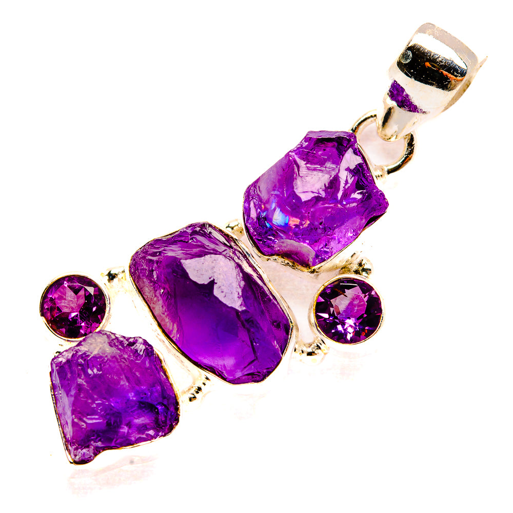 Amethyst Pendants handcrafted by Anasilvercos - PD32684 - Photo 2