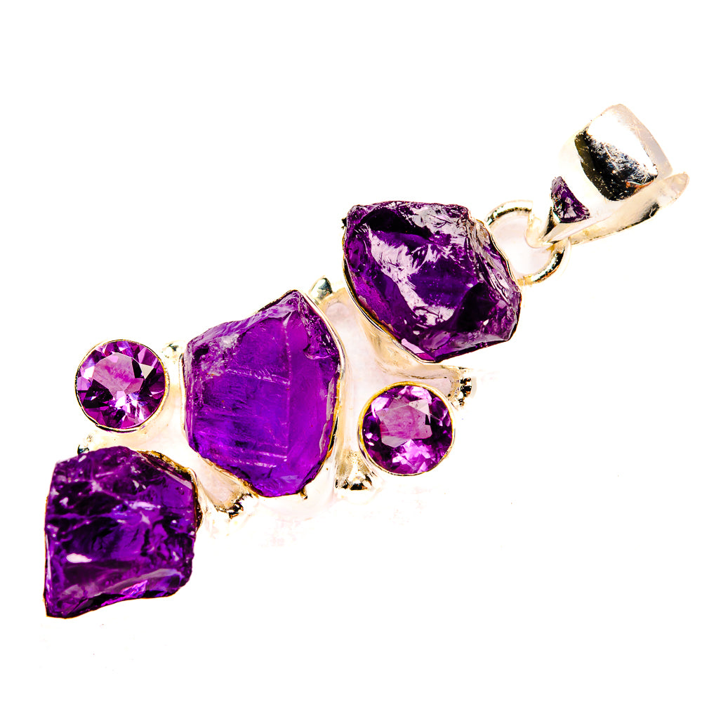 Amethyst Pendants handcrafted by Anasilvercos - PD32697 - Photo 2