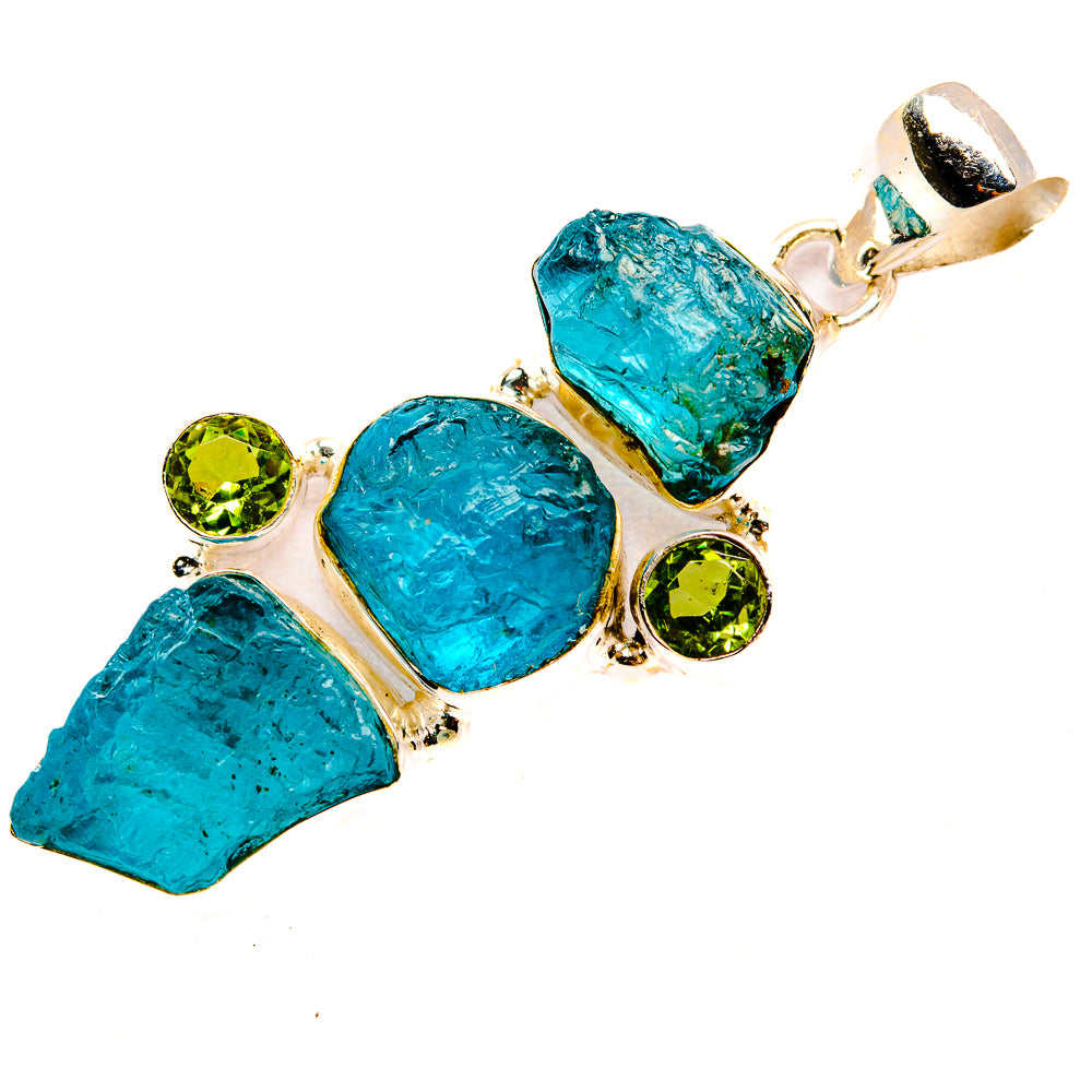 Apatite Pendants handcrafted by Anasilvercos - PD32728 - Photo 2