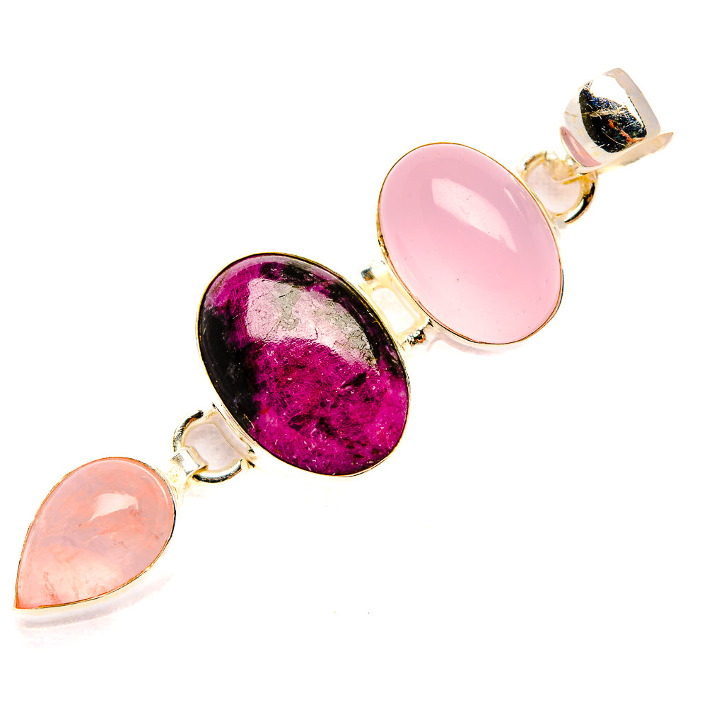Russian Eudialyte Pendants handcrafted by Anasilvercos - PD32738 - Photo 2