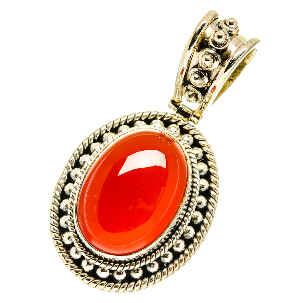 Red Onyx Pendants handcrafted by Anasilvercos - PD3274