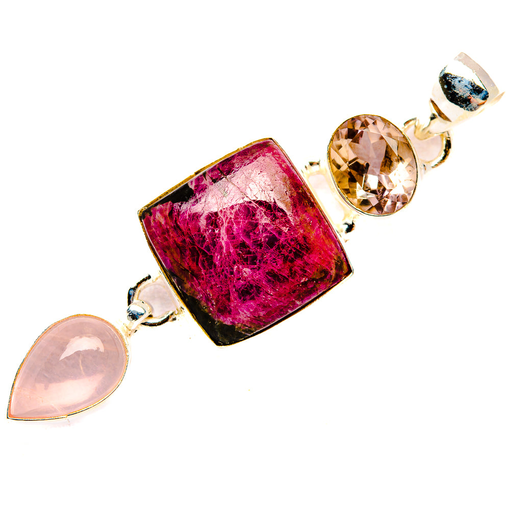 Russian Eudialyte Pendants handcrafted by Anasilvercos - PD32741 - Photo 2
