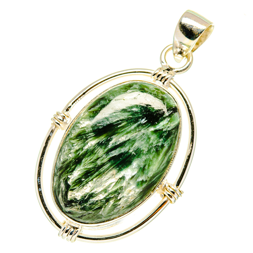 Seraphinite Pendants handcrafted by Anasilvercos - PD3275