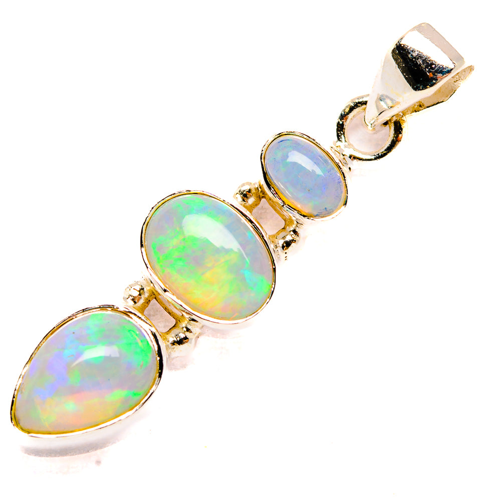 Ethiopian Opal Pendants handcrafted by Anasilvercos - PD32785 - Photo 2