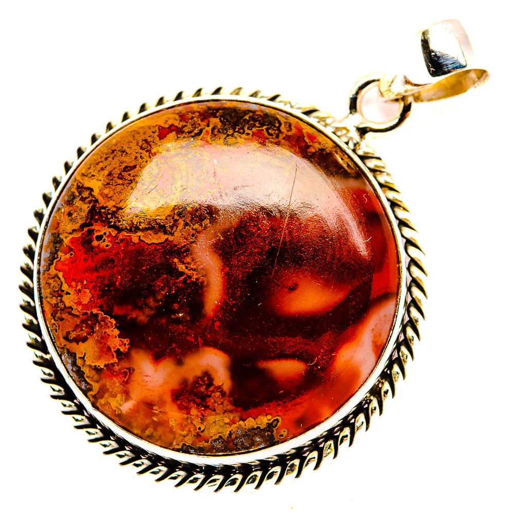 Moroccan Agate Pendants handcrafted by Anasilvercos - PD32788 - Photo 2
