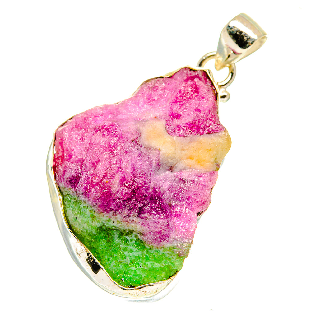 Ruby Zoisite Pendants handcrafted by Anasilvercos - PD3280