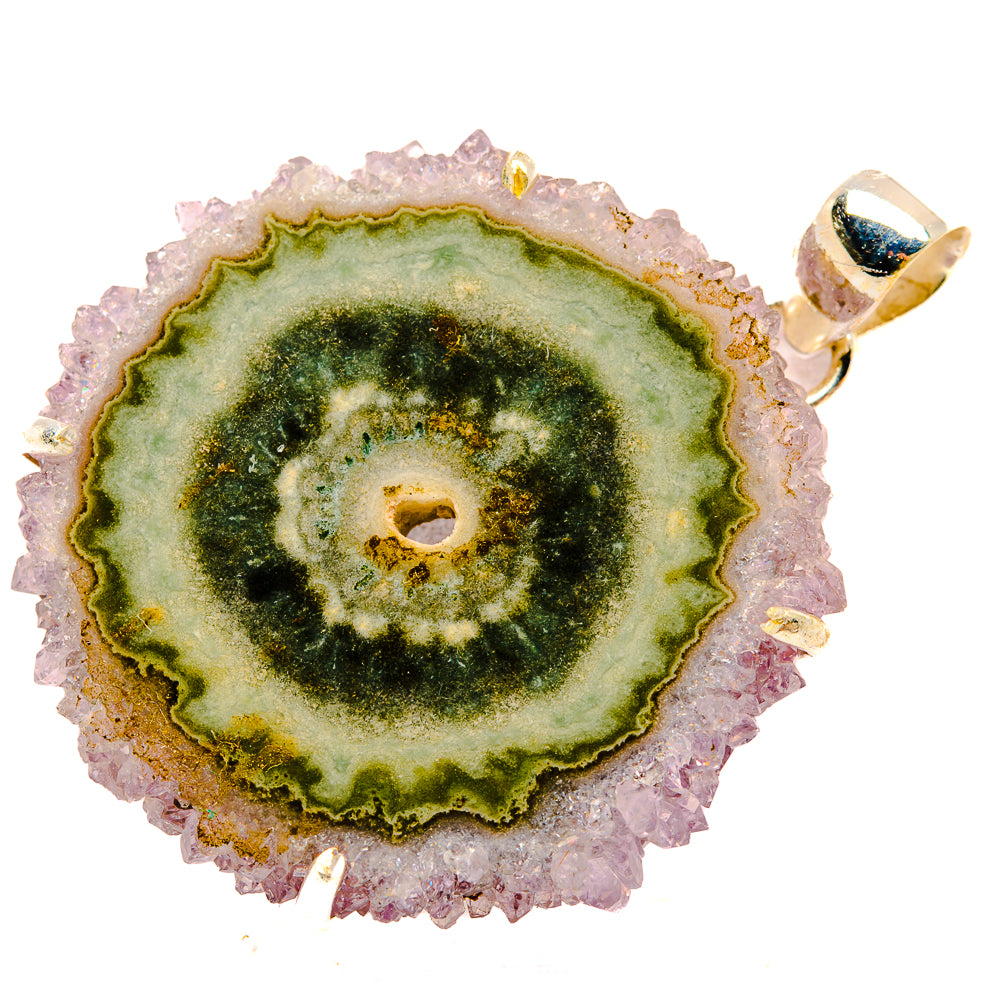 Amethyst Stalactite Pendants handcrafted by Anasilvercos - PD32803 - Photo 2