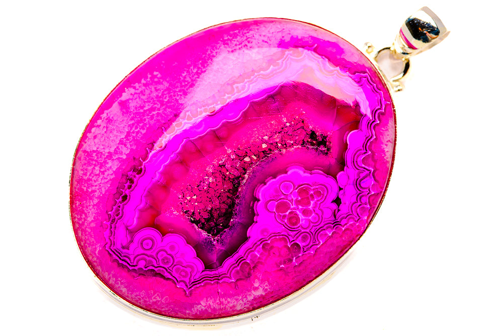 Titanium Sunshine Druzy Pendants handcrafted by Anasilvercos - PD32809 - Photo 2