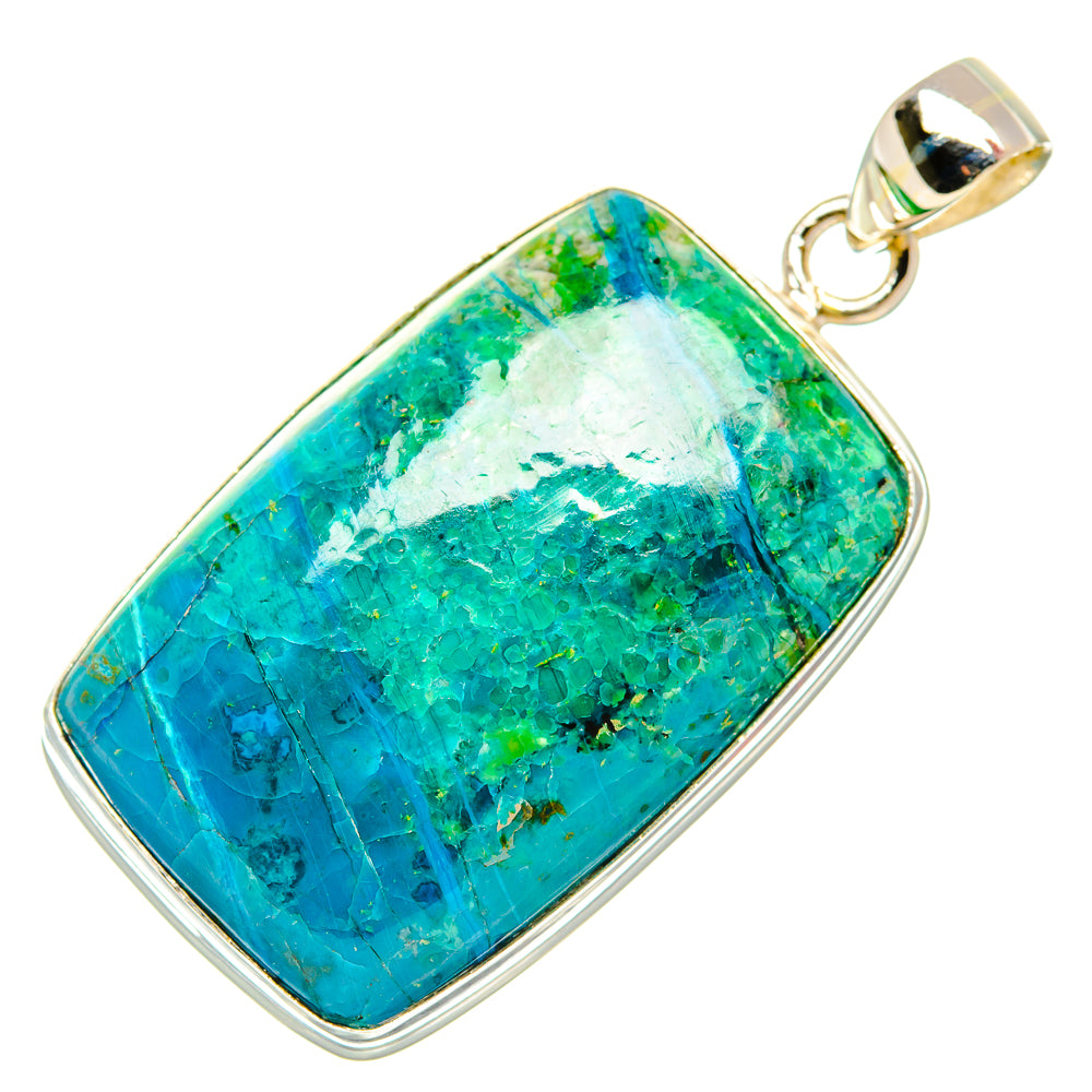 Chrysocolla Pendants handcrafted by Anasilvercos - PD32820 - Photo 2