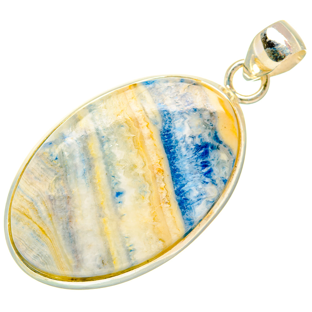 Blue Scheelite Pendants handcrafted by Anasilvercos - PD32824 - Photo 2