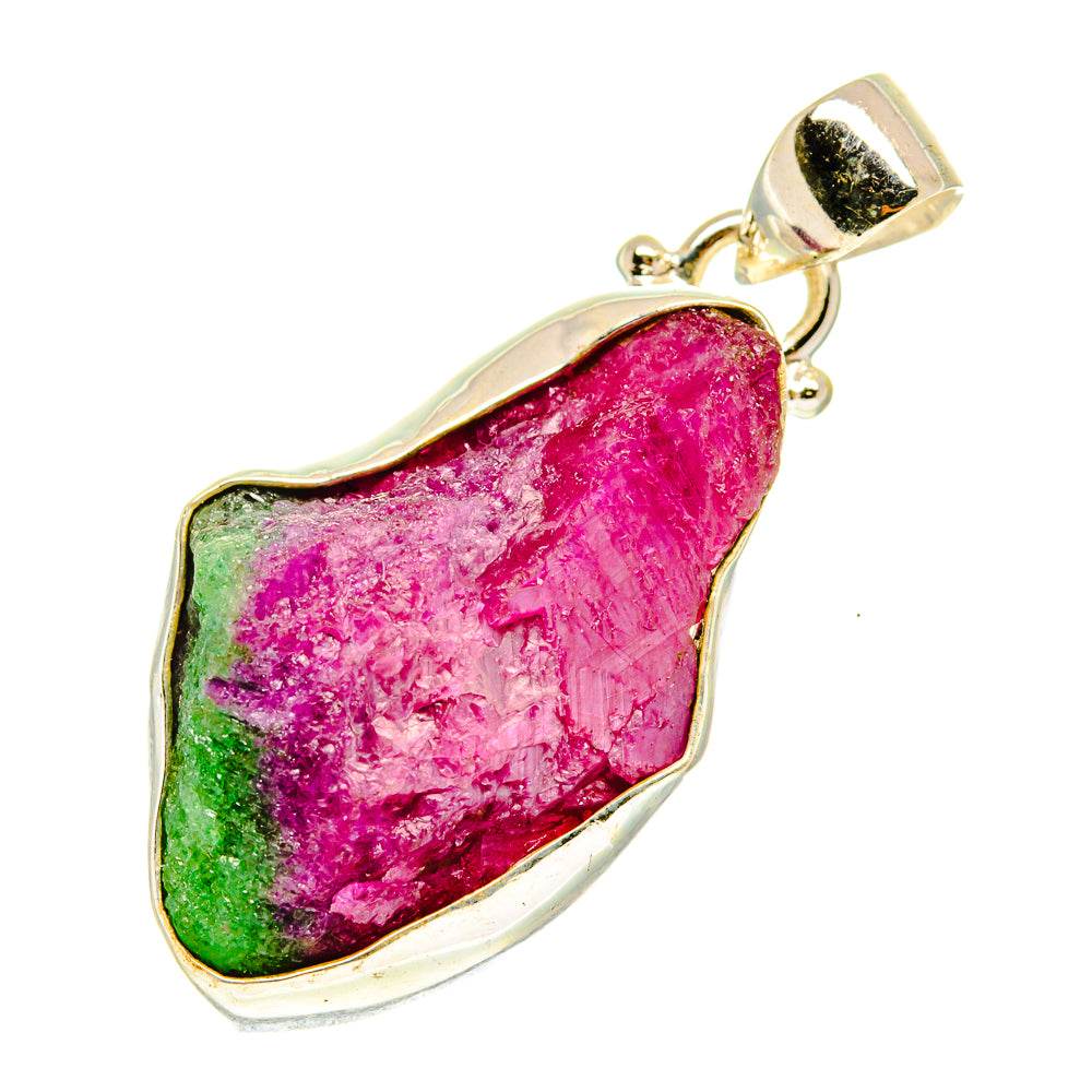 Ruby Zoisite Pendants handcrafted by Anasilvercos - PD3283